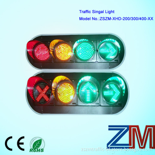 12V 8'' Vehicular LED Traffic Signals/ LED Traffic Light with Vintage Housing
